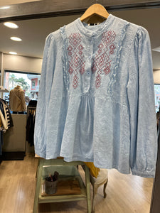 Camisa Tea azul claro